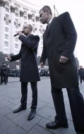 Arseniy Yatsenyuk and Vitali Klitschko