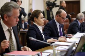 Nikolay Prisyazhnyuk, Natalia Korolevskaya and Oleg Proskuryakov