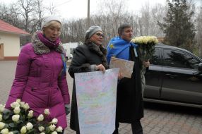 Lyudmila Denisova, Aleksandra Kuzhel and Arsen Avakov