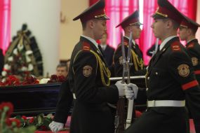 Farewell ceremony with Eugene Bereznyak