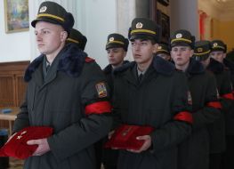 Farewell ceremony with Eugene Bereznyak