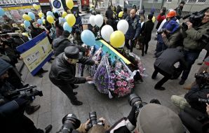 Action-performance "Solemn funeral Association with the EU"
