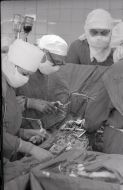 Nikolay Amosov performs surgery