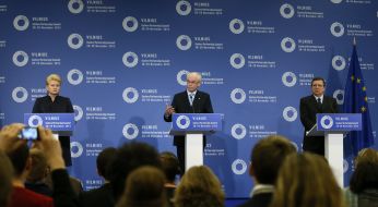 Herman Van Rompuy, Jose Manuel Barroso and Dalia Grybauskaite