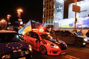 Motorists blocked central streets