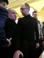 Victor Chumak, Arseniy Yatsenyuk and Vitaliy Klitschko