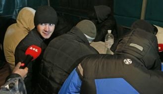 Young people on the campsite