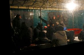 Young people on the campsite