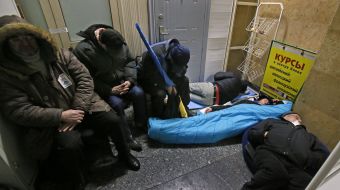 Overnight in the House of Trade Unions