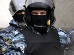 Soldiers of Special Forces "Berkut"