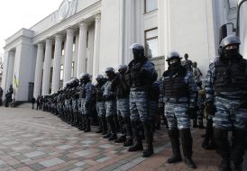 Soldiers of Special Forces "Berkut"