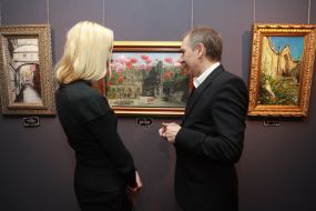 Выставка Никаса Сафронова в Киеве