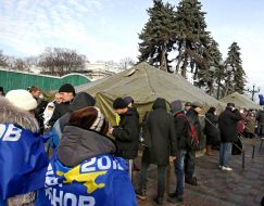 Митинг сторонников Партии регионов