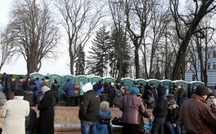 Митинг сторонников Партии регионов