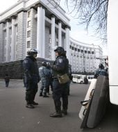 Сотрудники милиции