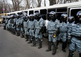 Сотрудники милиции