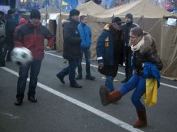 Participant of protest action