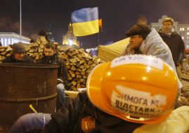 Participant of protest action