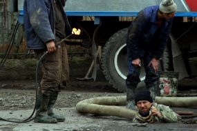 Работники водоканала