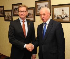 Nikolay Azarov and Guido Westerwelle