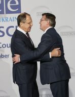 Leonid Kozhara and Sergey Lavrov