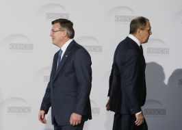 Leonid Kozhara and Sergey Lavrov