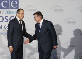 Leonid Kozhara and Sergey Lavrov