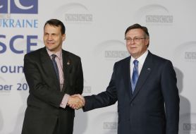 Leonid Kozhara and Radoslav Sikorsky