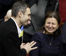 Vitali Klitschko and Inna Bogoslovskaya