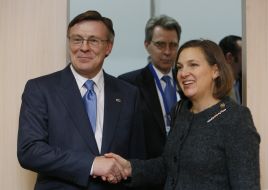 Леонид Кожара и Виктория Нуланд