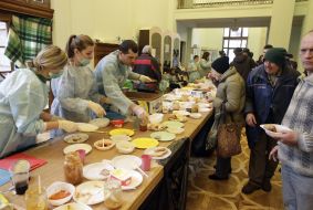 Point on distribution of meal