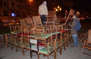 Pyramid of the chairs