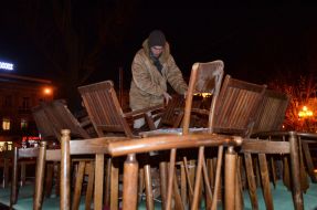 Pyramid of the chairs