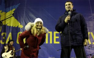 Wladimir Klitschko and Hayden Panettiere