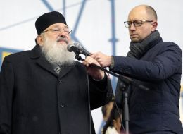 Любомир Гузар та Арсеній Яценюк