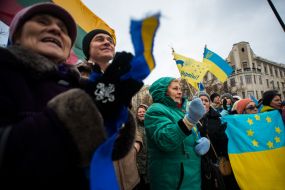 The mass meeting in Kharkov