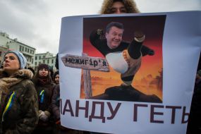 The mass meeting in Kharkov