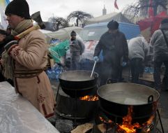 Участники акции протеста