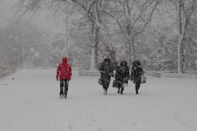 Снігопад в Євпаторії 