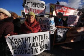 The mass meeting in Simpferopol