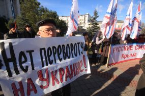 The mass meeting in Simpferopol