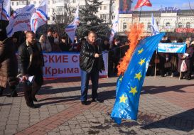 The mass meeting in Simpferopol