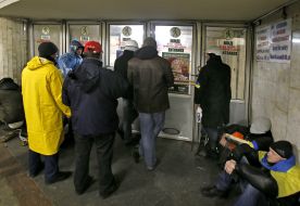 Заблокований вхід на станцію метро "Майдан Незалежності"