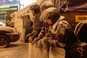 Servicemen of the Internal troops