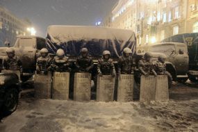 Servicemen of the Internal troops