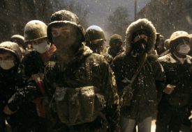 Участники акции протеста на улице Лютеранской