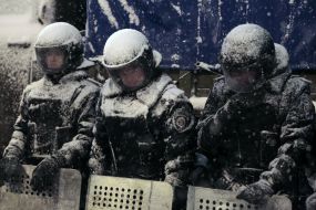 Servicemen of the Internal troops