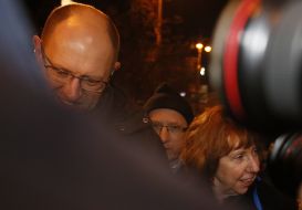 Кэтрин Эштон и Арсений Яценюк