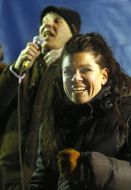 Ruslana and Andrey Parubiy