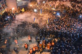 Clashes at EuroMaydan